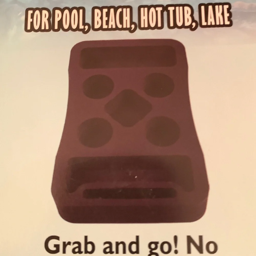 Polar Whale, NEW NEVER UNWRAPPED, floating food and drink tray. BLACK.